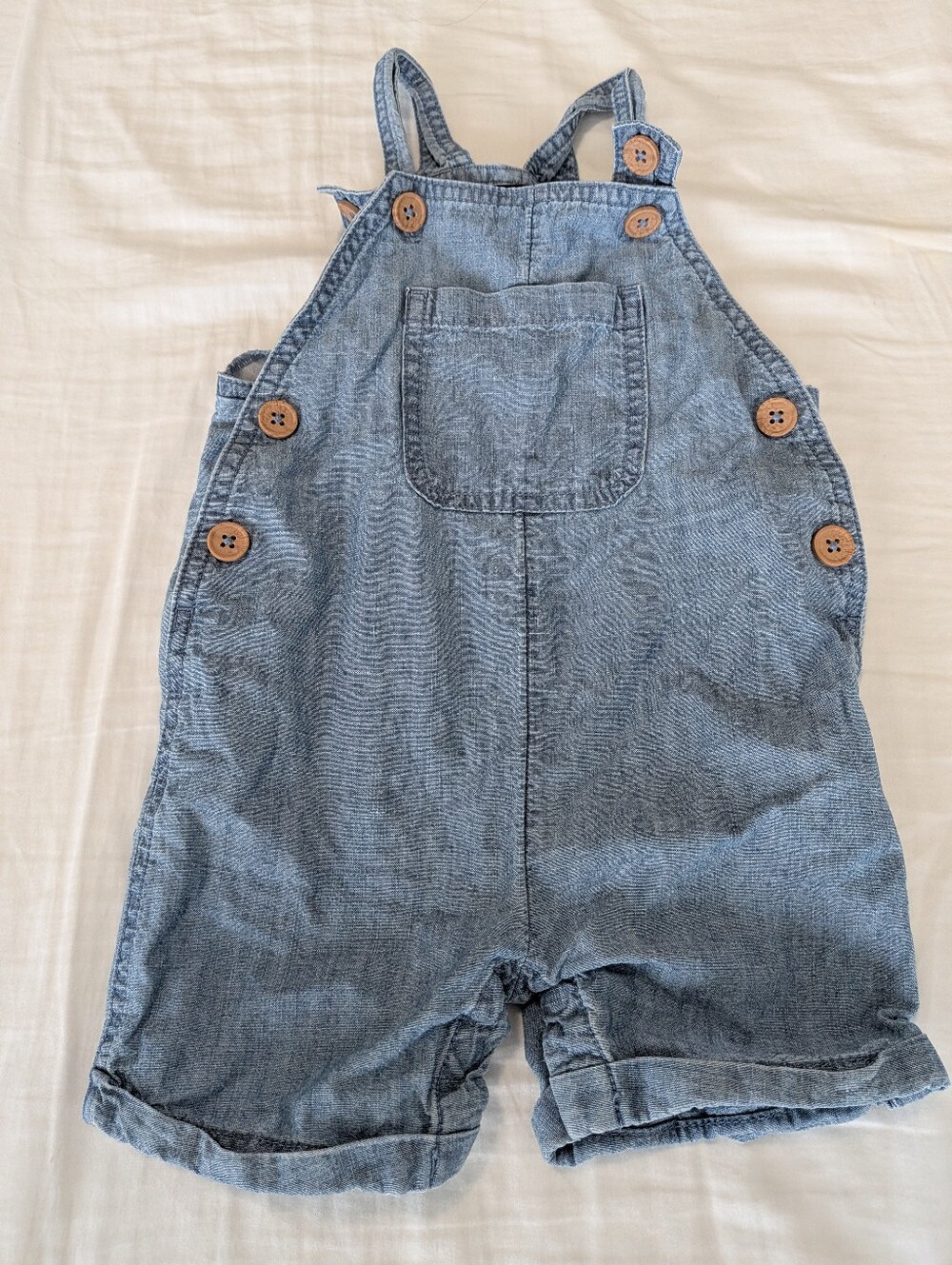 Joe Fresh Overalls Shorts - Size 6-12 Months
